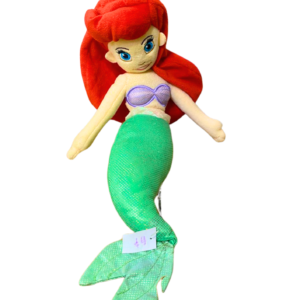 Peluche de Ariel la sirenita, Medidas 11cm de ancho y 39cm de largo