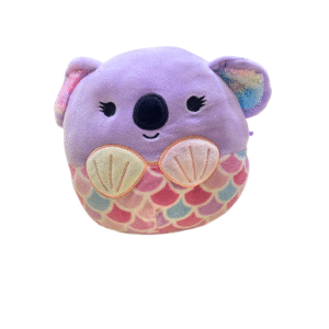 Squizzmallow de Koala Morado, Medidas 34cm de largo y 25cm de ancho