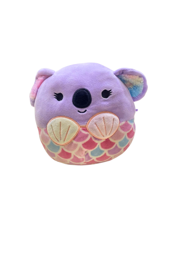 Squizzmallow de Koala Morado, Medidas 34cm de largo y 25cm de ancho