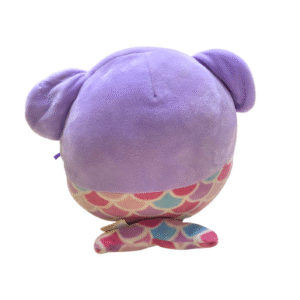 Squizzmallow de Koala Morado, Medidas 34cm de largo y 25cm de ancho