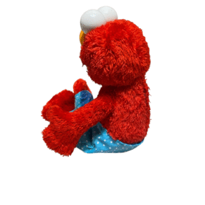 Peluche de Elmo con Pantalon, Medidas 26cm de ancho y 40cm de largo
