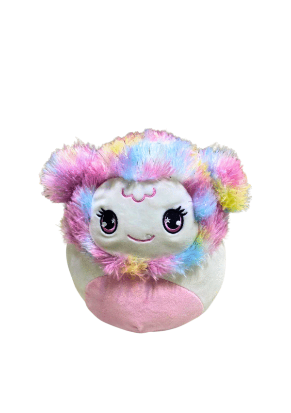 Squizzmallow de Yeti, Medidas 25cm de ancho y 25cm de largo