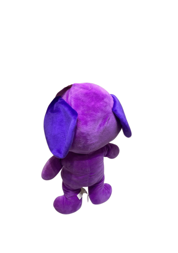 Peluche de Perro Morado, Medidas 23cm de ancho y 48cm de largo - Imagen 2