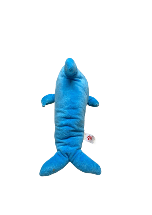 Peluche de Delfin, Medidas 25cm de ancho y 33cm de largo - Imagen 2