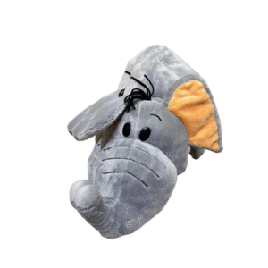 Peluche Reversible Elefante/Tigre, Medidas 23cm de ancho y 64cm de largo