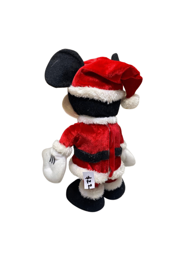 Peluche de Mickey Mouse Navideño  Musical, Medidas 24cm de ancho y 41cm de largo - Imagen 2