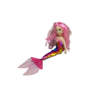 Peluche de Sirena, Medidas 15cm de ancho y 54cm de largo