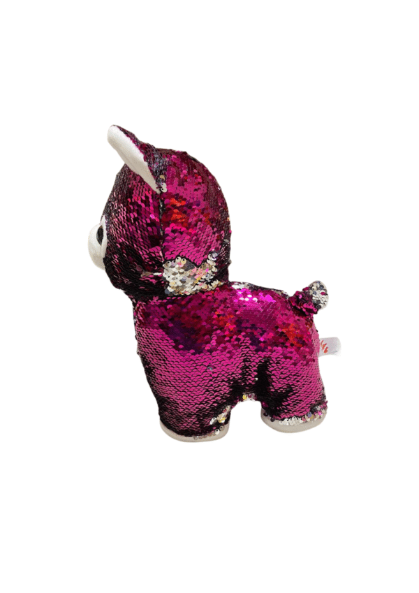 Peluche de Llama con Lentejuela, Medidas 22cm de ancho y 34cm de largo - Imagen 2