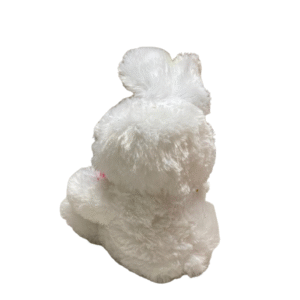 Peluche de Conejo Blanco, Medidas 24cm de ancho y 38cm de largo