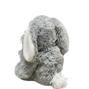 Peluche de Conejo Gris, Medidas 32cm de ancho y 49cm de largo