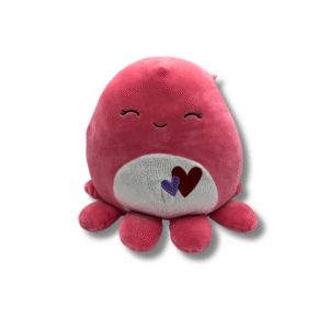 Squizzmallow de Pulpo Rosado, Medidas 30cm de largo y 30cm de ancho