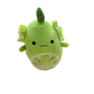 Squizzmallow de Axolot de lima, Medidas 20cm de largo y 18cm de ancho