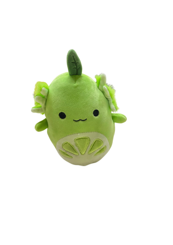 Squizzmallow de Axolot de lima, Medidas 20cm de largo y 18cm de ancho