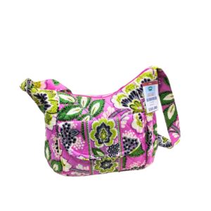 Cartera Rosada con verde, Medidas 32cm de ancho y 25cm de largo