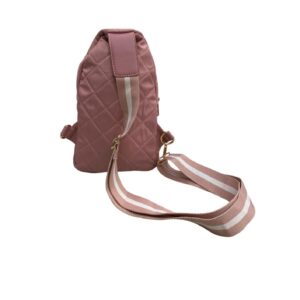 Bandolera Rosada, Medidas 25cm de ancho y 39cm de largo
