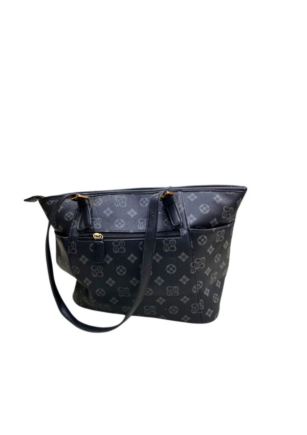 Cartera LV Negra, Medidas 42cm de ancho y 26cm de largo - Imagen 2