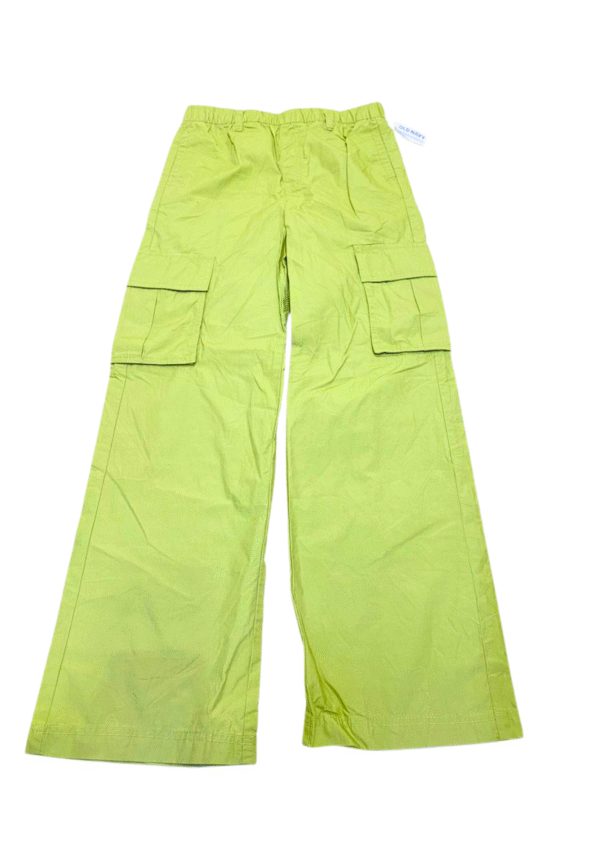 Pantalón Casual Verde Nuevo ,Medidas 34cm de ancho y 96cm de largo, Marca OLD NAVY, Talla XL(14-15)