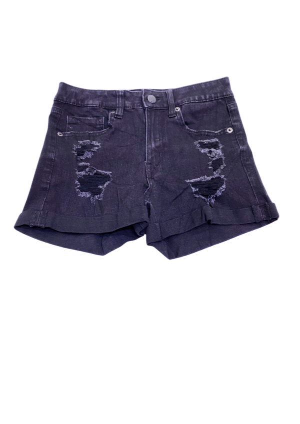 Short oscuro, Medidas 34cm de ancho y 30cm de largo, Marca AERO, Talla 6