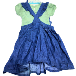 Vestido de Overol del Rey Leon con Vincha Nuevo,Medidas 27cm de ancho y 56cm de largo, Marca DISNEY BABY, Talla 24M