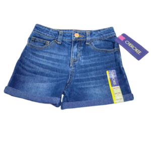 Short Azul Nuevo ,Medidas 28cm de ancho y 26cm de largo, Marca CHEROKEE, Talla 6T
