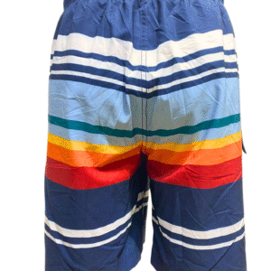 Short Rayado de Colores ,Medidas 47cm de ancho y 52cm de largo ,GEORGE ,Talla L