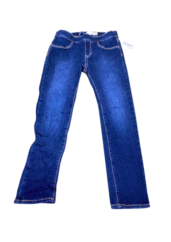 Pantalón Azul Nuevo, Medidas 28cm de ancho y 76cm de largo, Marca OLD NAVY, Talla M(18)