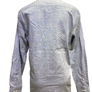 Camisa Manga Larga con Cuadros Gris Nueva ,Medidas 67cm de ancho y 87cm de largo, Marca APT.9, Talla XL