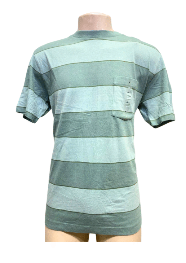 Camisa Rayada Verde Nueva ,Medidas 59cm de ancho y 76cm  de largo, Marca GAP, Talla M