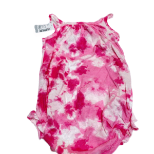 Mameluco Rosa Nuevo ,Medidas 31cm de ancho y 45cm de largo, Marca BUNDLES, Talla 18-24M
