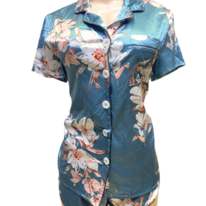 Traje Completo con Flores de Satin, Nueva, Medidas 47cm de ancho y 63cm de largo, Marca WDIRARA, Talla M