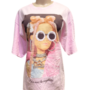 Blusa, Medidas 55cm de ancho y 78cm de largo, Marca BARBIE, Talla XL