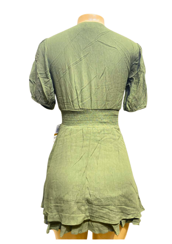 Vestido Verde, Medidas 29cm de ancho y 72cm de largo, Marca B.DARLIN, Talla 3T - Imagen 2