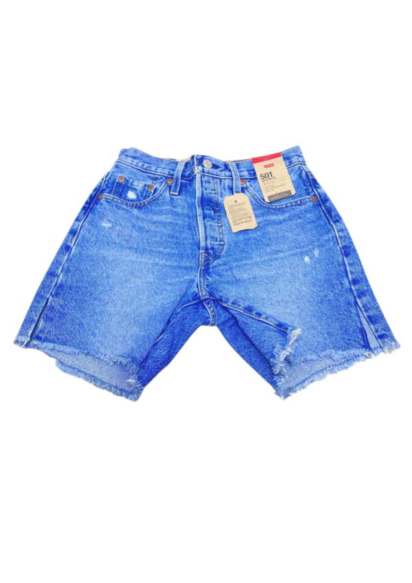 Short Azul Nuevo, Medidas 35cm de ancho y 39cm de largo, Marca LEVIS, Talla 25