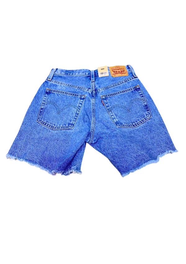 Short Azul Nuevo, Medidas 35cm de ancho y 39cm de largo, Marca LEVIS, Talla 25 - Imagen 2