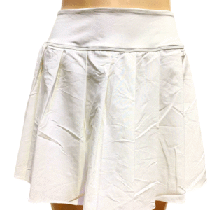 Falda Short deportiva Blanca, Medidas 35cm de ancho y 39cm de largo, Marca STRETCHRECH, Talla M