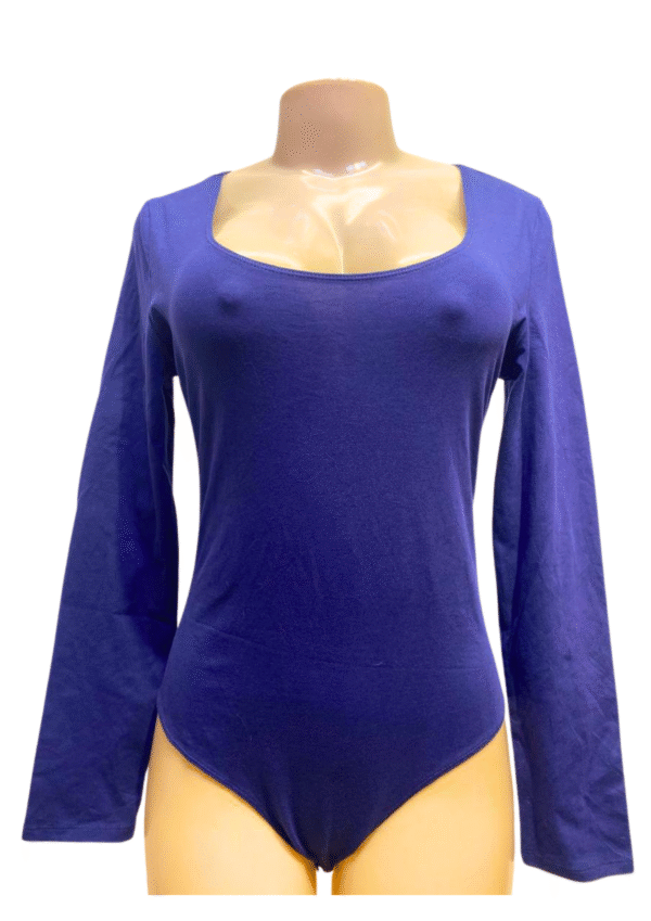 Body Azul, Nuevo, Medidas 38cm de ancho y 75cm de largo, Marca MANGOPOP, Talla XL