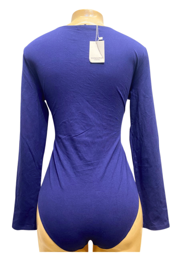 Body Azul, Nuevo, Medidas 38cm de ancho y 75cm de largo, Marca MANGOPOP, Talla XL - Imagen 2