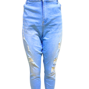 Pantalón Celeste Claro, Medidas 49cm de ancho y 102cm de largo, Marca WAX JEAN, Talla 20
