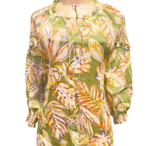 Blusa con Flores, Medidas 57cm de ancho y 68cm de largo, Marca ZAC & RACHEL, Talla XL