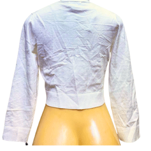 Sobretodo Blanco, Nuevo,Medidas 40cm de ancho y 43cm de largo, Marca CALVIN KLEIN, Talla S