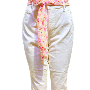 Pantalón Blanco, Nuevo, Medidas 44cm de ancho y 77cm de largo, Marca CROFT& BARROW, Talla 14