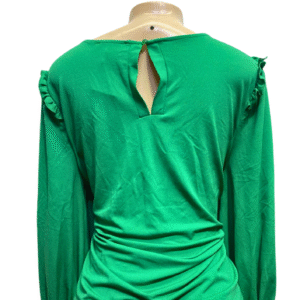 Blusa Verde ,Medidas 44cm de ancho y 65cm de largo, Marca ADRIANNA PAPELL, Talla L