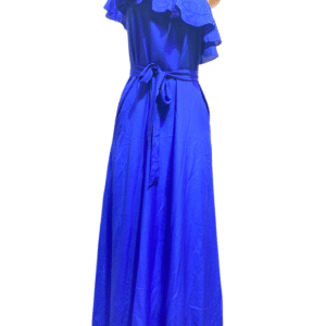 Vestido Azul, Nuevo, Medidas 41cm de ancho y 138cm de largo, Marca BANANA REPUBLIC, Talla S