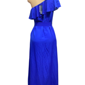 Vestido Azul, Nuevo, Medidas 41cm de ancho y 138cm de largo, Marca BANANA REPUBLIC, Talla S