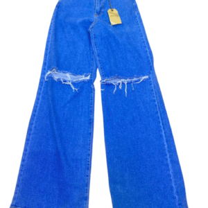 Pantalón Azul Claro, Nuevo, Medidas 32cm de ancho y 108cm de largo, Marca VIBRANT M.I.U, Talla 3