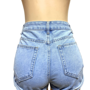 Short Celeste Claro, Medidas 35cm de ancho y 28cm de largo, Marca SHEIN, Talla 27