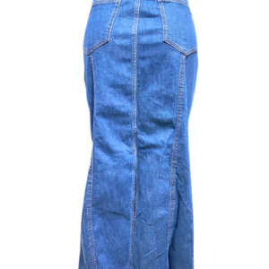 Falda Jeans Larga, Medidas 41cm de ancho y 102cm de largo, Marca COTTON:ON, Talla 10