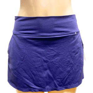 Falda Short Azul Negra, Nueva, Medidas 44cm de ancho y 47cm de largo, Marca KIM ROGERS, Talla 14