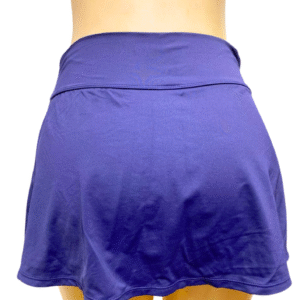 Falda Short Azul Negra, Nueva, Medidas 44cm de ancho y 47cm de largo, Marca KIM ROGERS, Talla 14