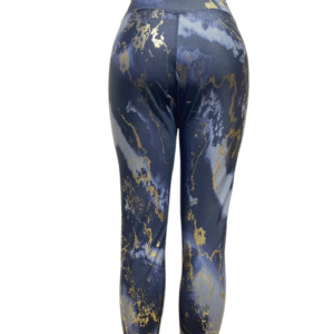 Licra Negra con Dorado ,Medidas 44cm de ancho y 100cm de largo, Marca OLD NAVY, Talla XL